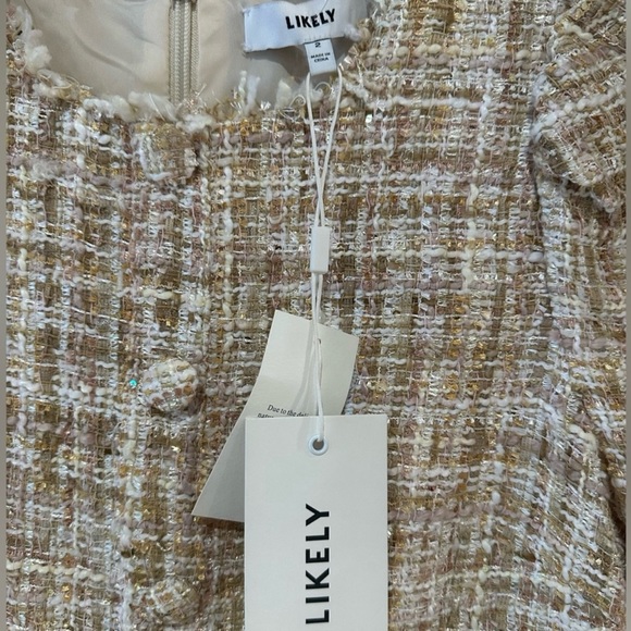 Likely Tweed Dress NEW WITH TAGS - Picture 4 of 6